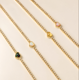 SAMPLE SALE: Mini Heart CZ Bracelet