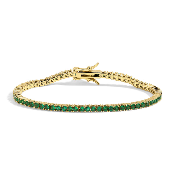 She's a Gem Tennis Bracelet - Emerald