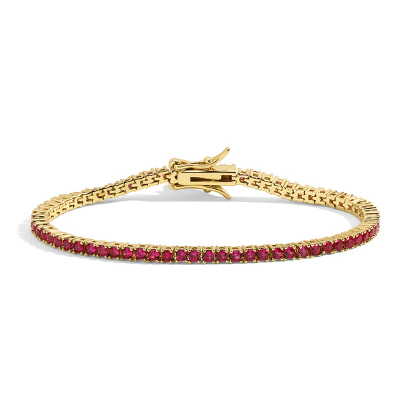 She's a Gem Tennis Bracelet - Ruby