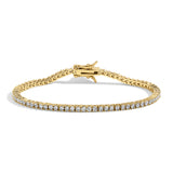 She's a Gem Tennis Bracelet - White