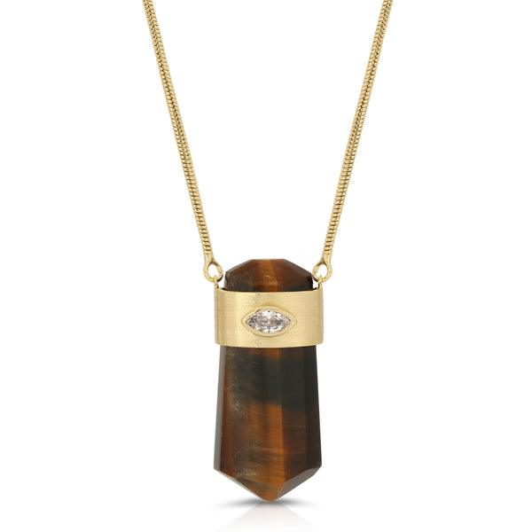 12 DAYS OF CHRISTMAS Super Sale - Third Eye Amulet in Tiger's Eye