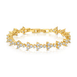 Esley Gold Tennis Bracelet