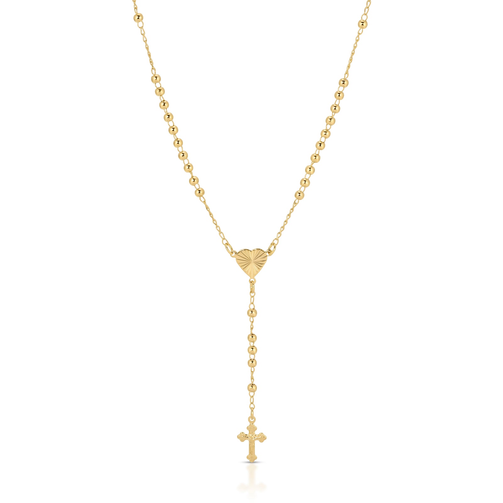 Heart of Devotion Gold Rosary – Joy Dravecky