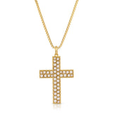 Elpis Cross Necklace - Pearl