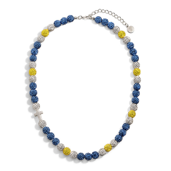 The "Let's Grow!" Necklace in Blue and Yellow