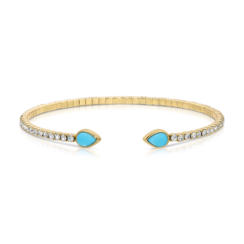 Shay Cuff- Turquoise
