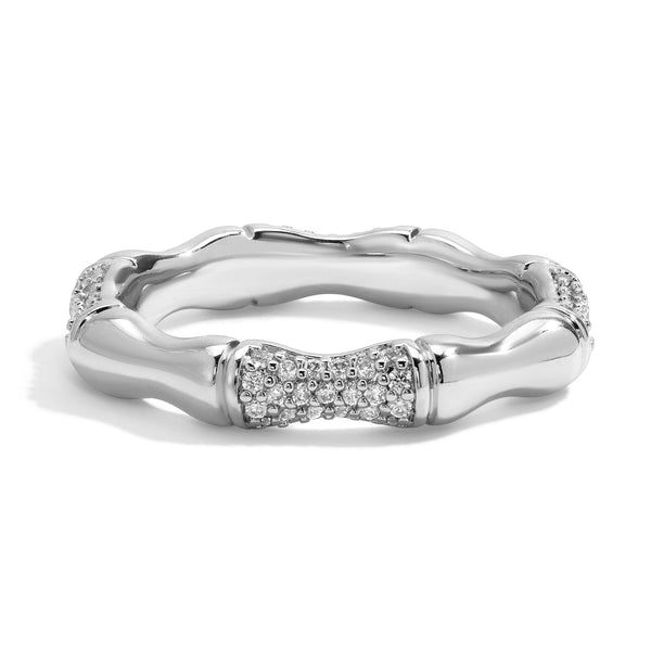 Black Friday Exclusive - BAMBOO PAVE CZ RING