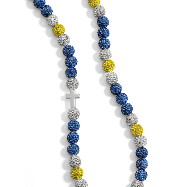 The "Let's Grow!" Necklace in Blue and Yellow