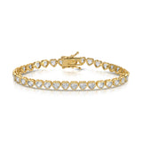 Heavenly Heart Tennis Bracelet