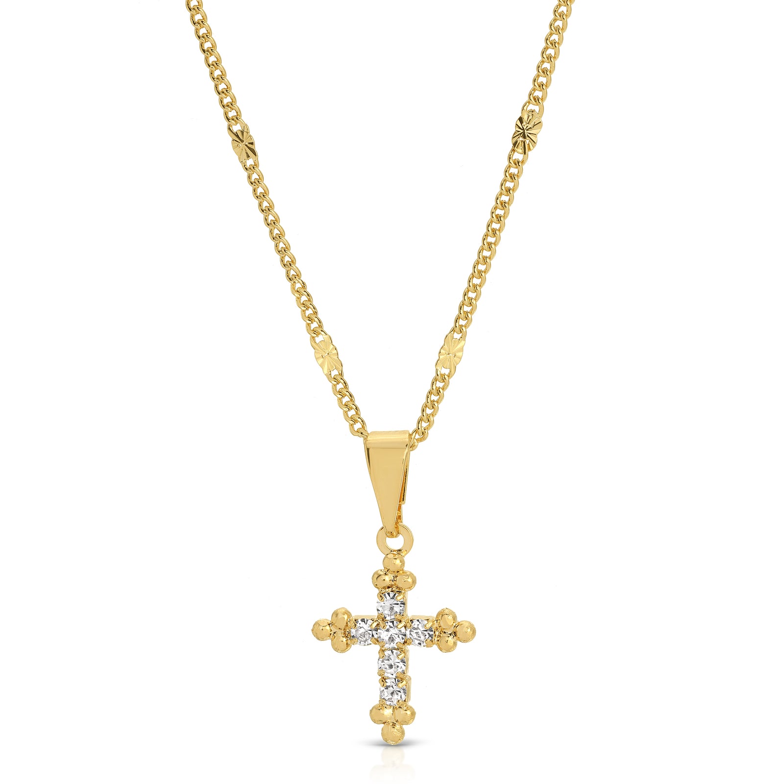 Bali Gold Cross Necklace – Joy Dravecky