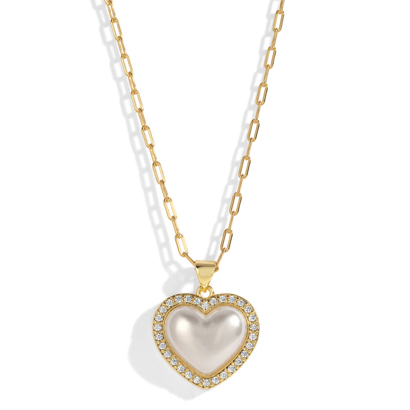 Sweetheart Pearl Necklace