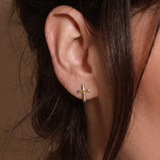 Gold-filled Cross stud