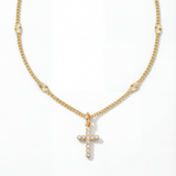 Frankie Mini Cross Necklace