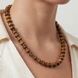 Tiger's Eye Statement Necklace