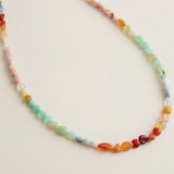 Rainbow Opal Nugget Necklace