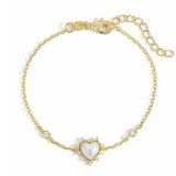 Heart of Trust Bracelet - Pearl