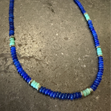 OPAL DRIFT NECKLACE - Azure and Green Opal