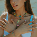 Lady Lourdes Stud - Neon Yellow
