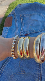 Claudia Mixed Metal Bead Bracelet