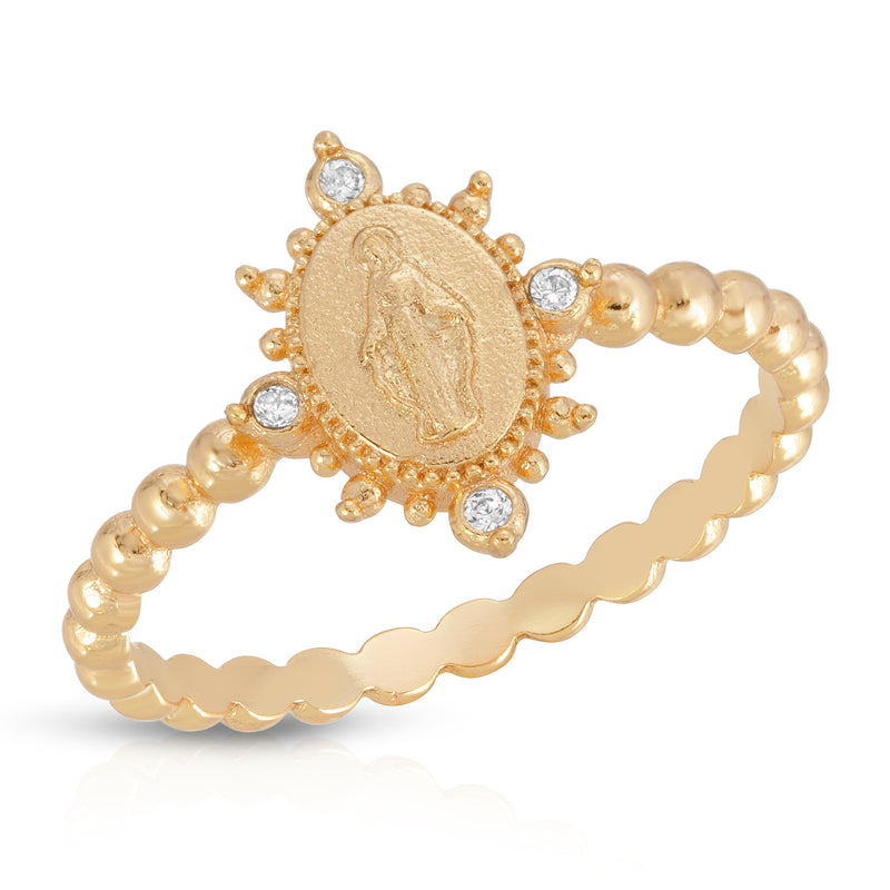 Lady Lourdes Ring in Gold