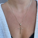 Vigil Cross Necklace - Gold