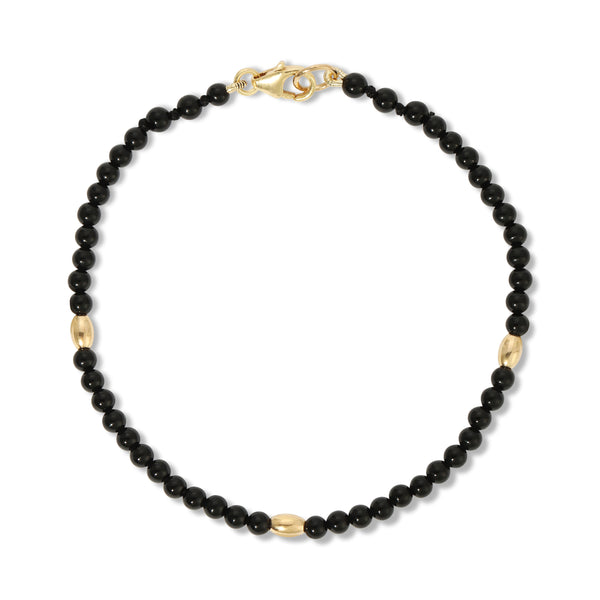 Bali Beaded Bracelet - Black Onyx