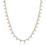 Isabella Tennis Necklace - White