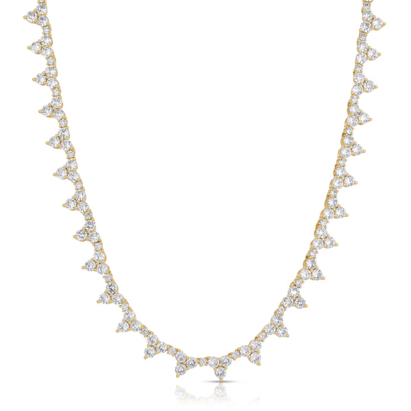 Isabella Tennis Necklace - White