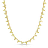 Isabella Tennis Necklace - Canary