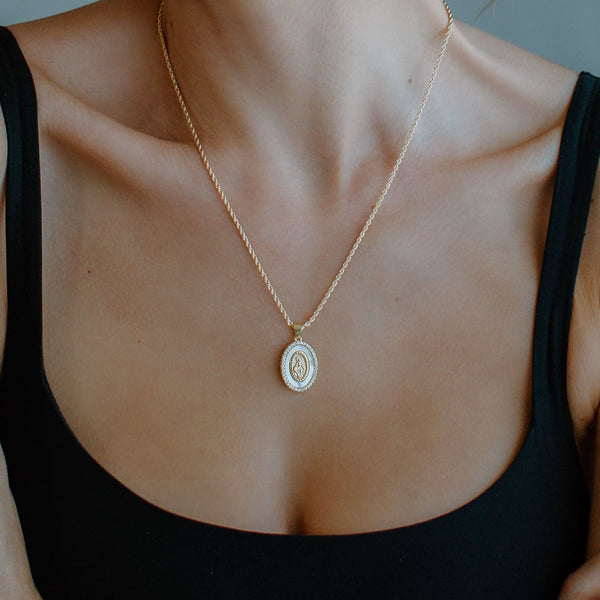 Holy Mother Mary Necklace
