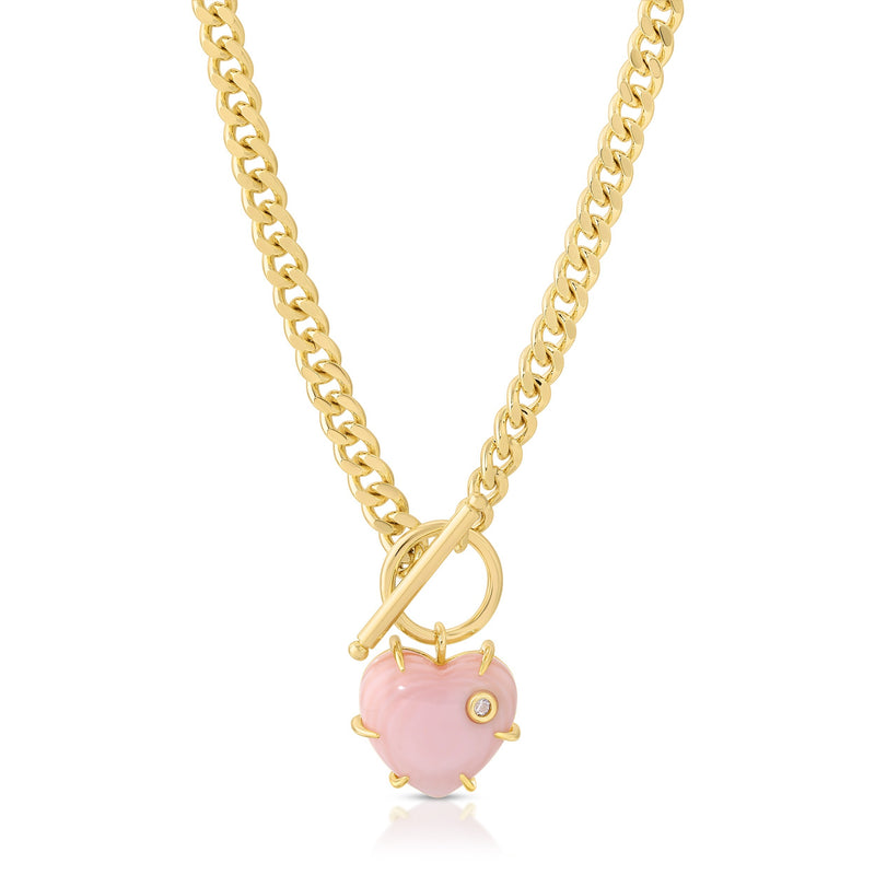 Lover Necklace - Pink Shell