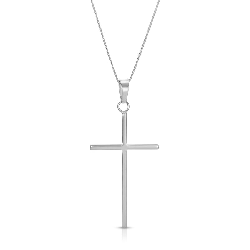 Vigil Cross Necklace - Silver