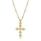 Maiden Cross Necklace