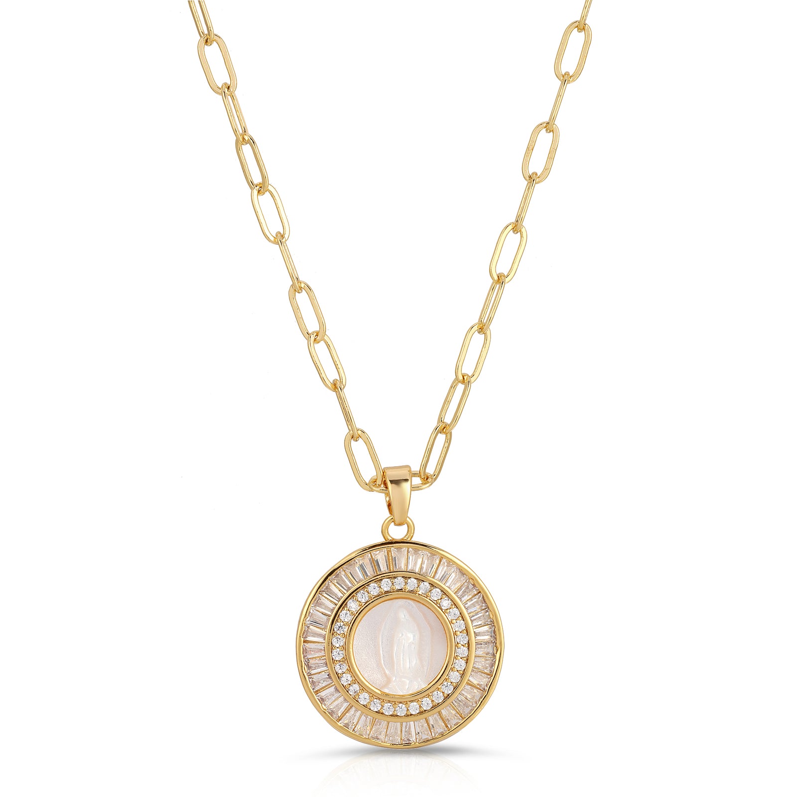 Mother Mary Necklace - Pearl – Joy Dravecky
