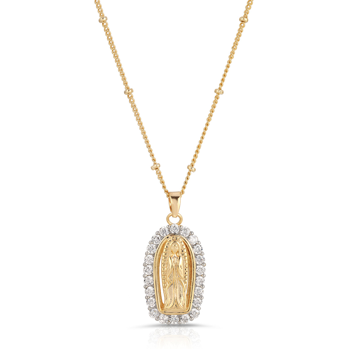 Heirloom pendant necklace on a clean studio background