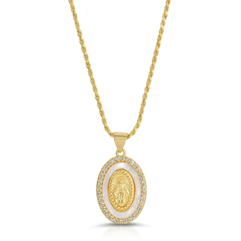 Holy Mother Mary Necklace – Joy Dravecky - Main Image