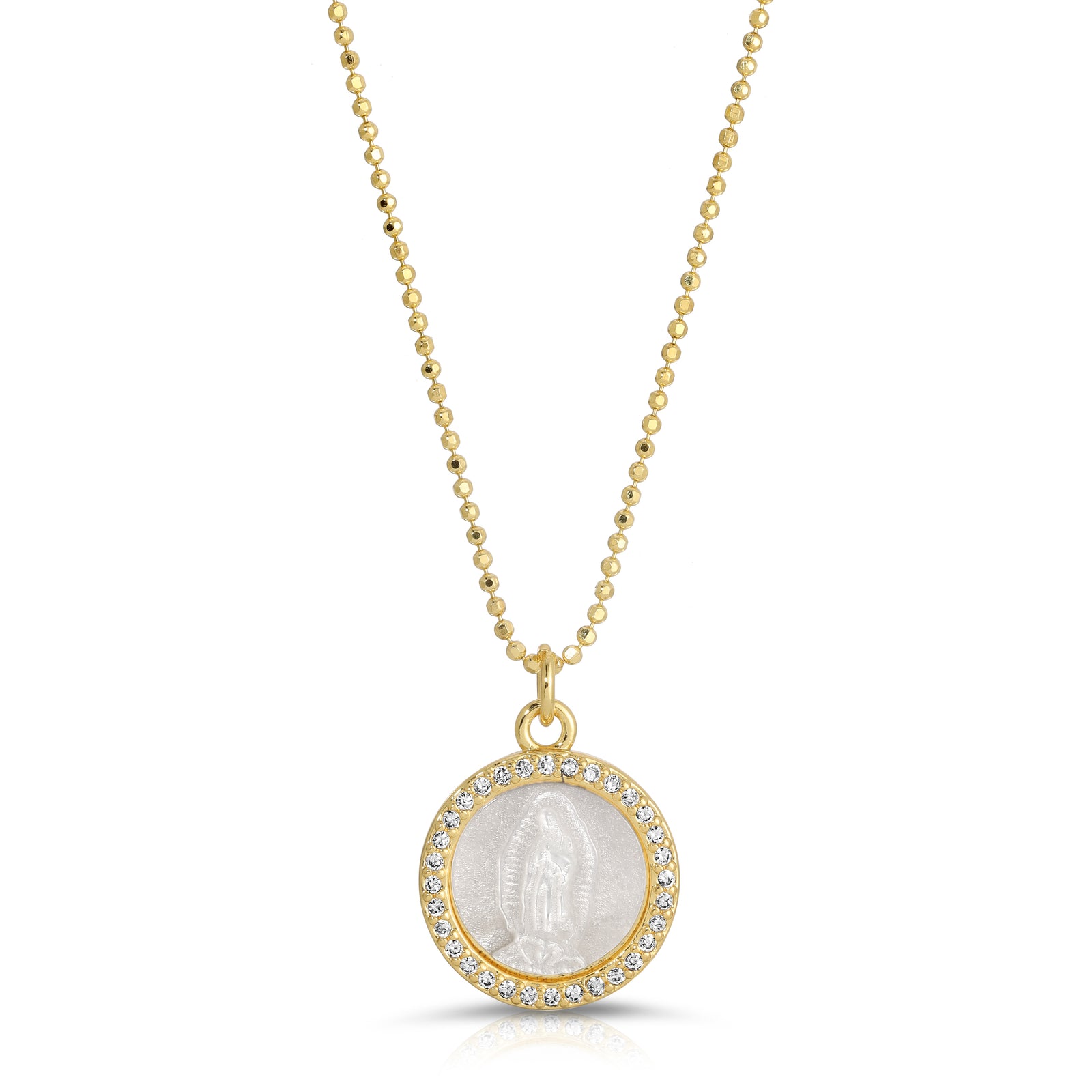 Petite Mother Mary Necklace – Joy Dravecky
