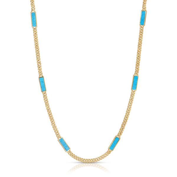 Blake Necklace in Turquoise