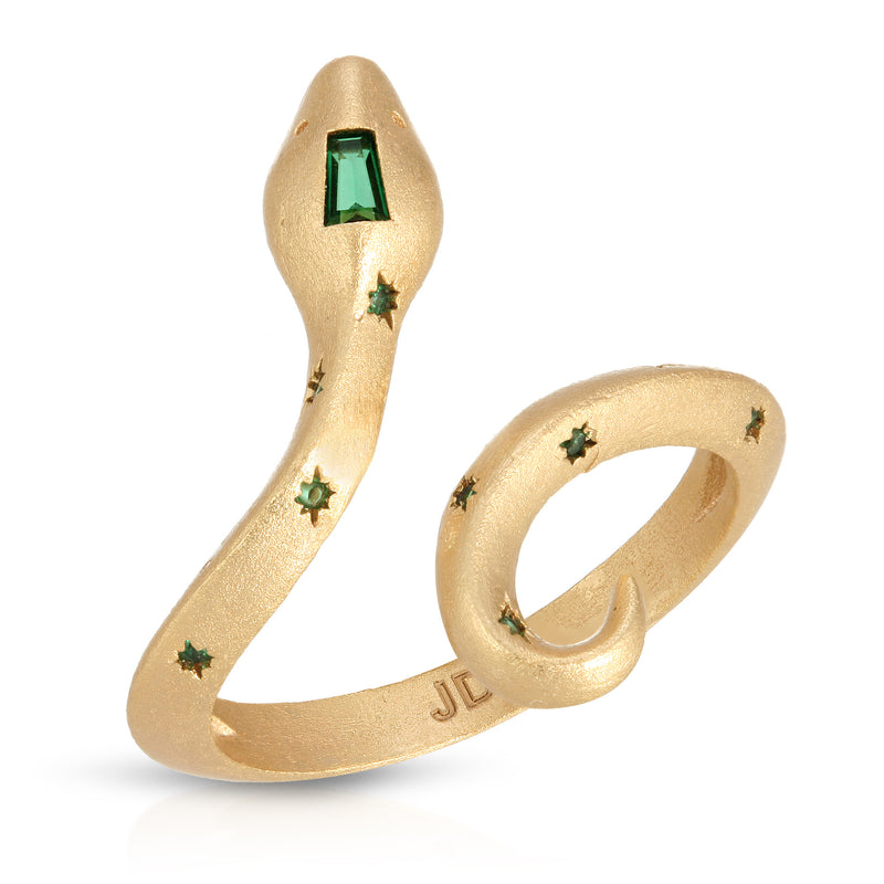 Guardian Ring in Emerald