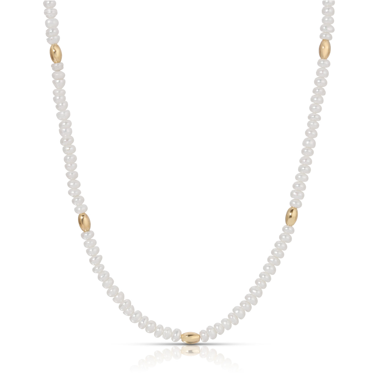 Bali Beaded Pearl Necklace