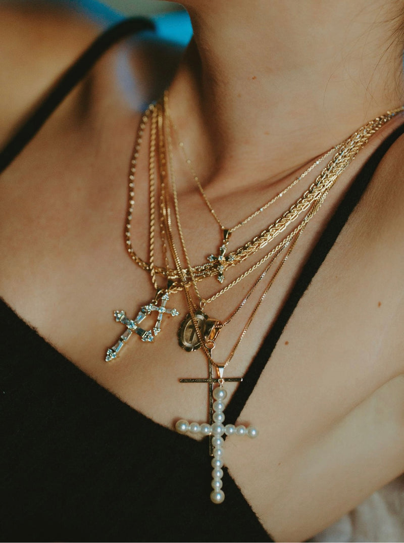 Maiden Cross Necklace